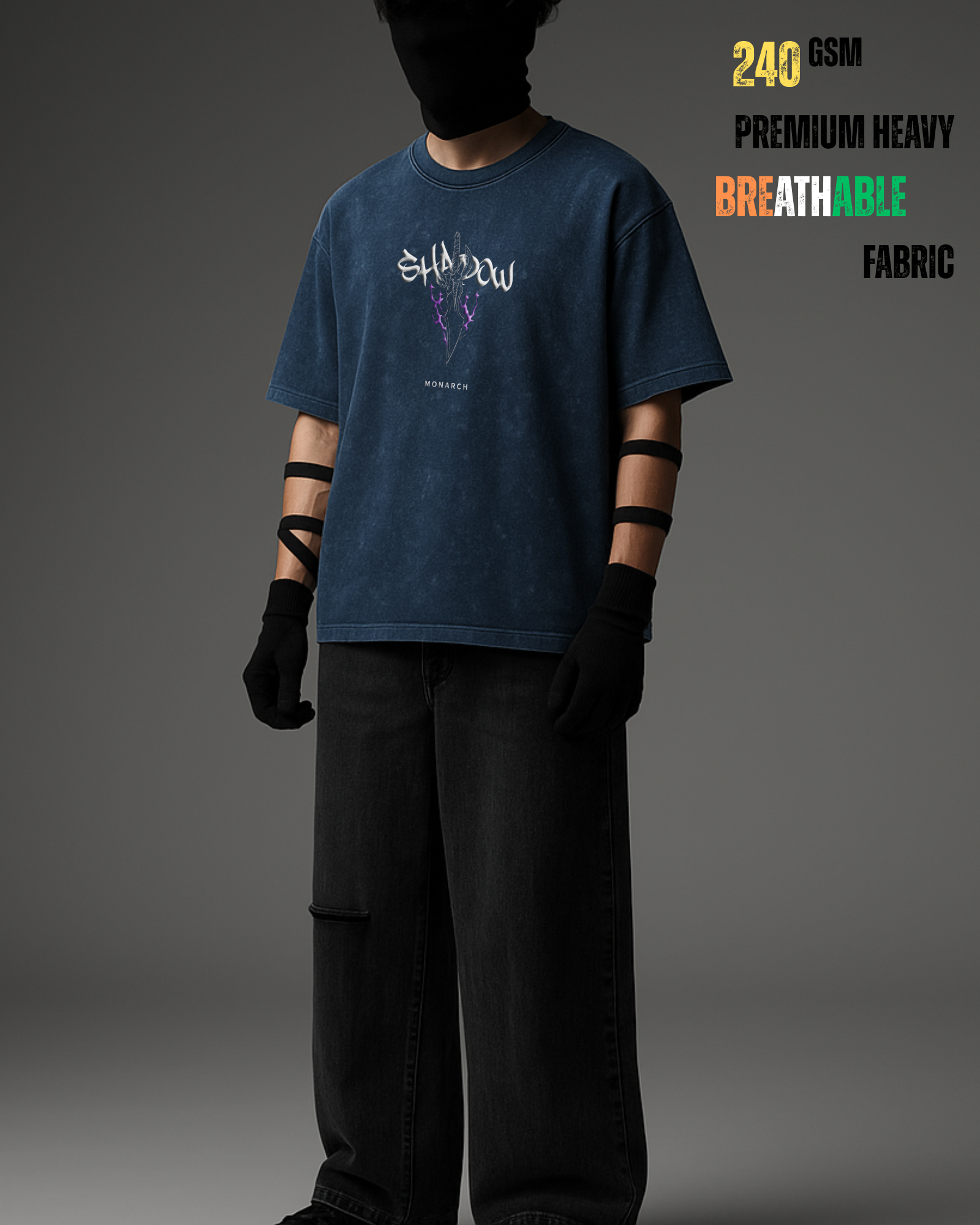 The Shadow Monarch Oversized Fit Tshirt