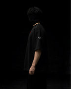 PRECISION OVER NOISE BLACK OVERSIZED TSHIRT