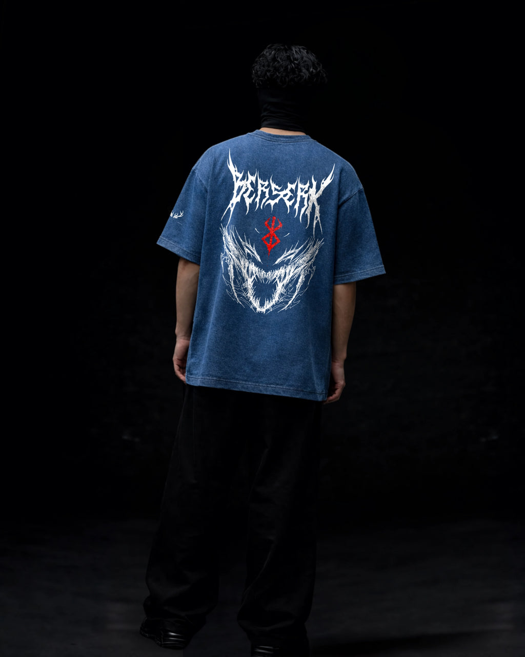 BERSERK: BREAKPOINT – DENIM WASHED BOXY FIT TSHIRT