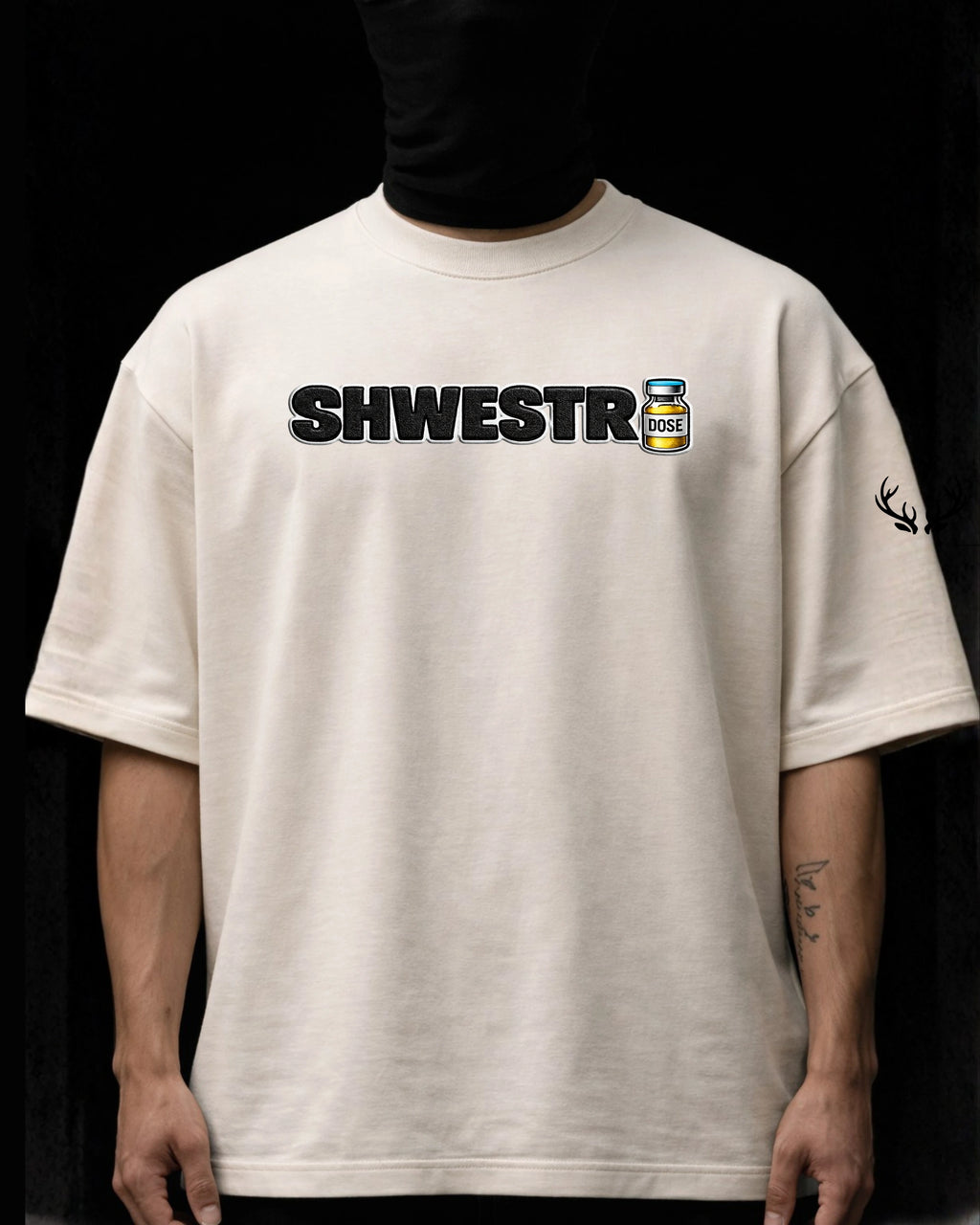 CONTROLLED DOSE OFF WHITE | OVERSIZED TSHIRT