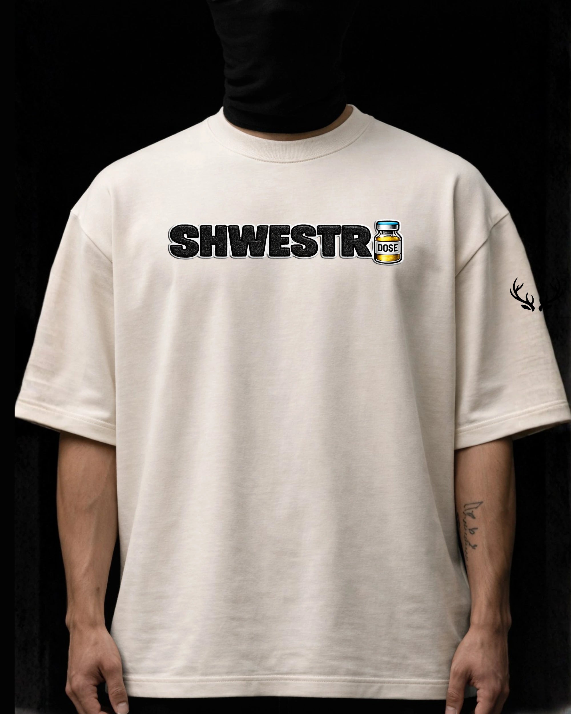 CONTROLLED DOSE OFF WHITE | OVERSIZED TSHIRT