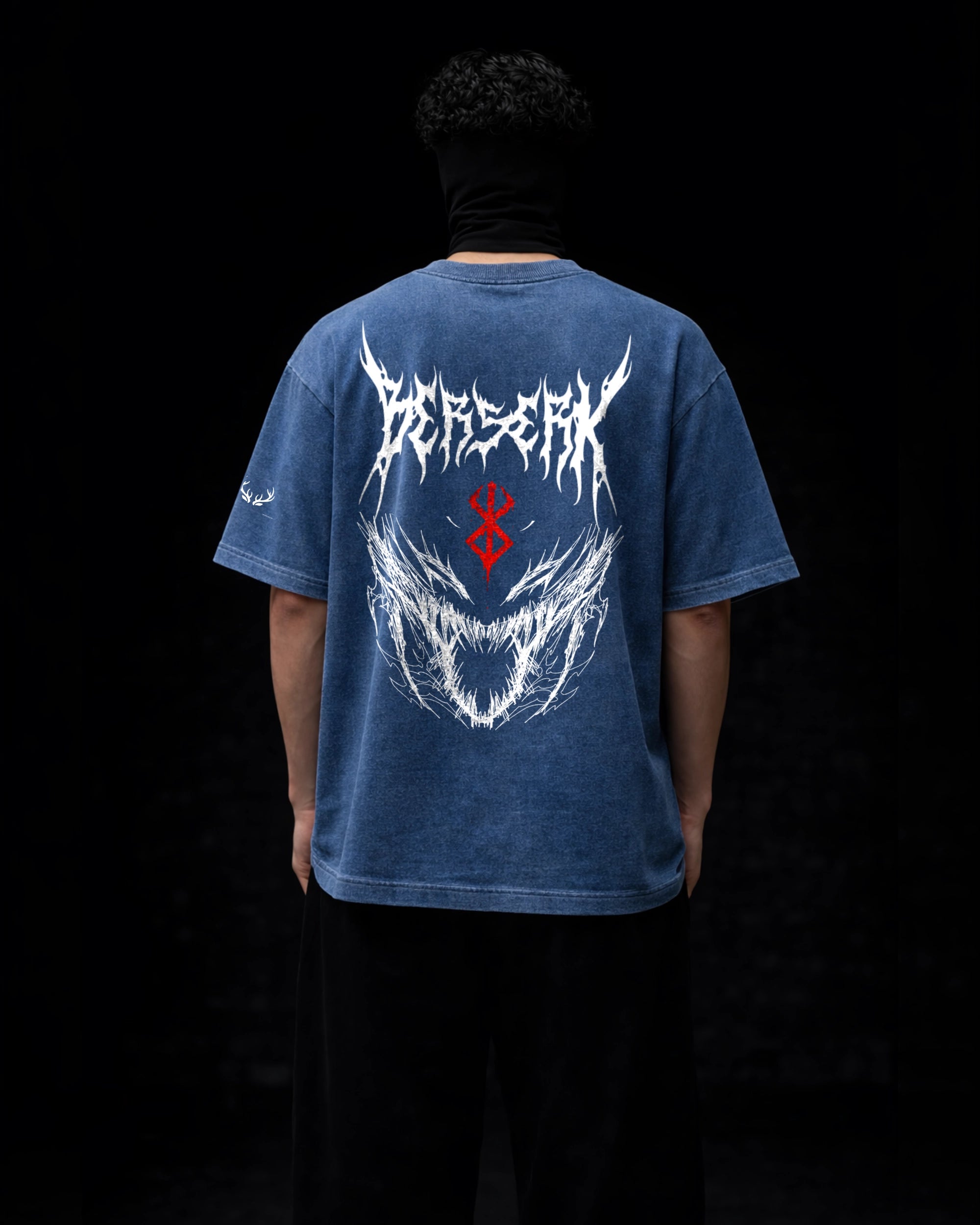 BERSERK: BREAKPOINT – DENIM WASHED BOXY FIT TSHIRT