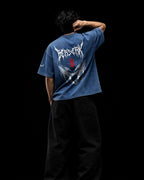 BERSERK: BREAKPOINT – DENIM WASHED BOXY FIT TSHIRT