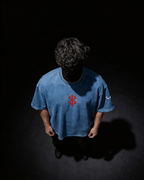 BERSERK: BREAKPOINT – DENIM WASHED BOXY FIT TSHIRT