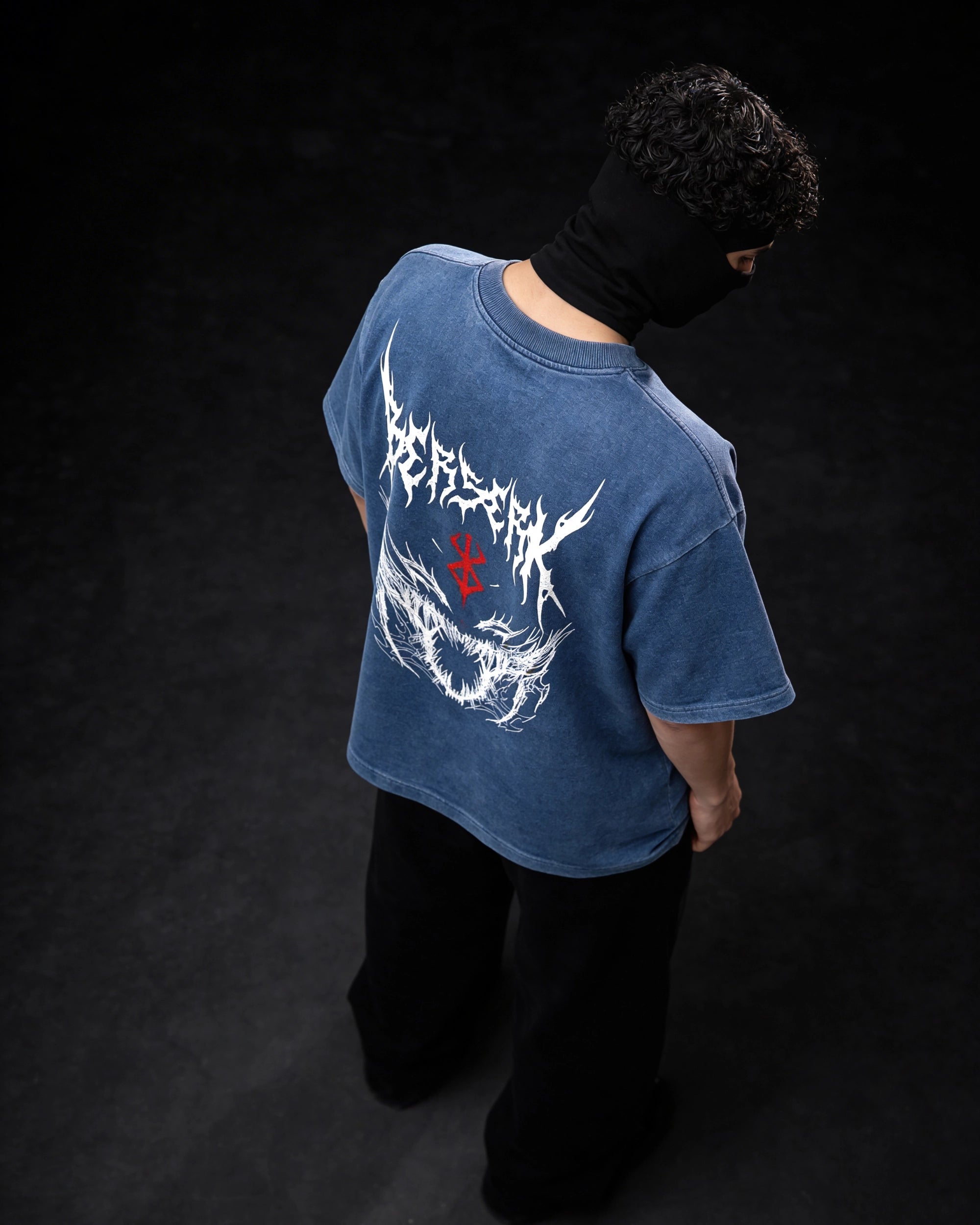 BERSERK: BREAKPOINT – DENIM WASHED BOXY FIT TSHIRT