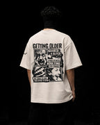 GLITCH STATE OFF WHITE OVERSIZED TSHIRT