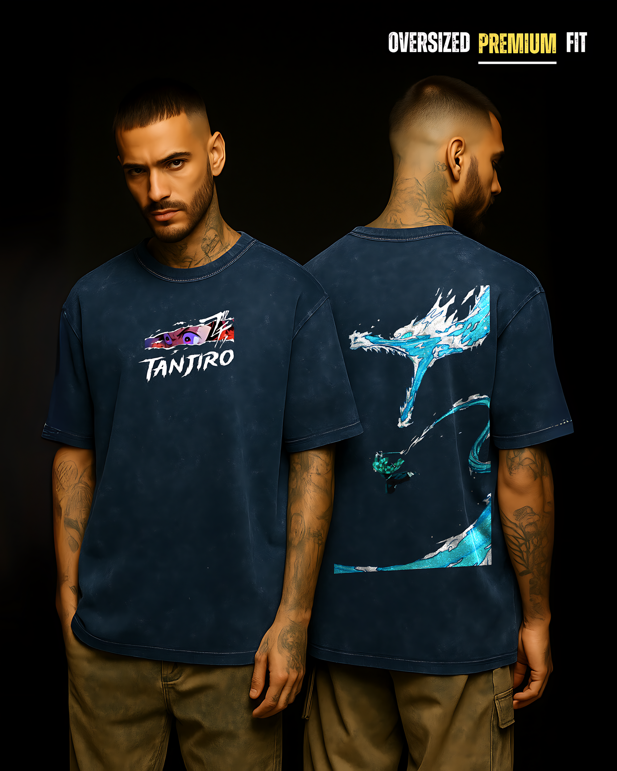 Water Serpent - Oversized Washed Tee | LIMITED EDITION