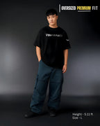 VENGEANCE BLACK OVERSIZED TSHIRT