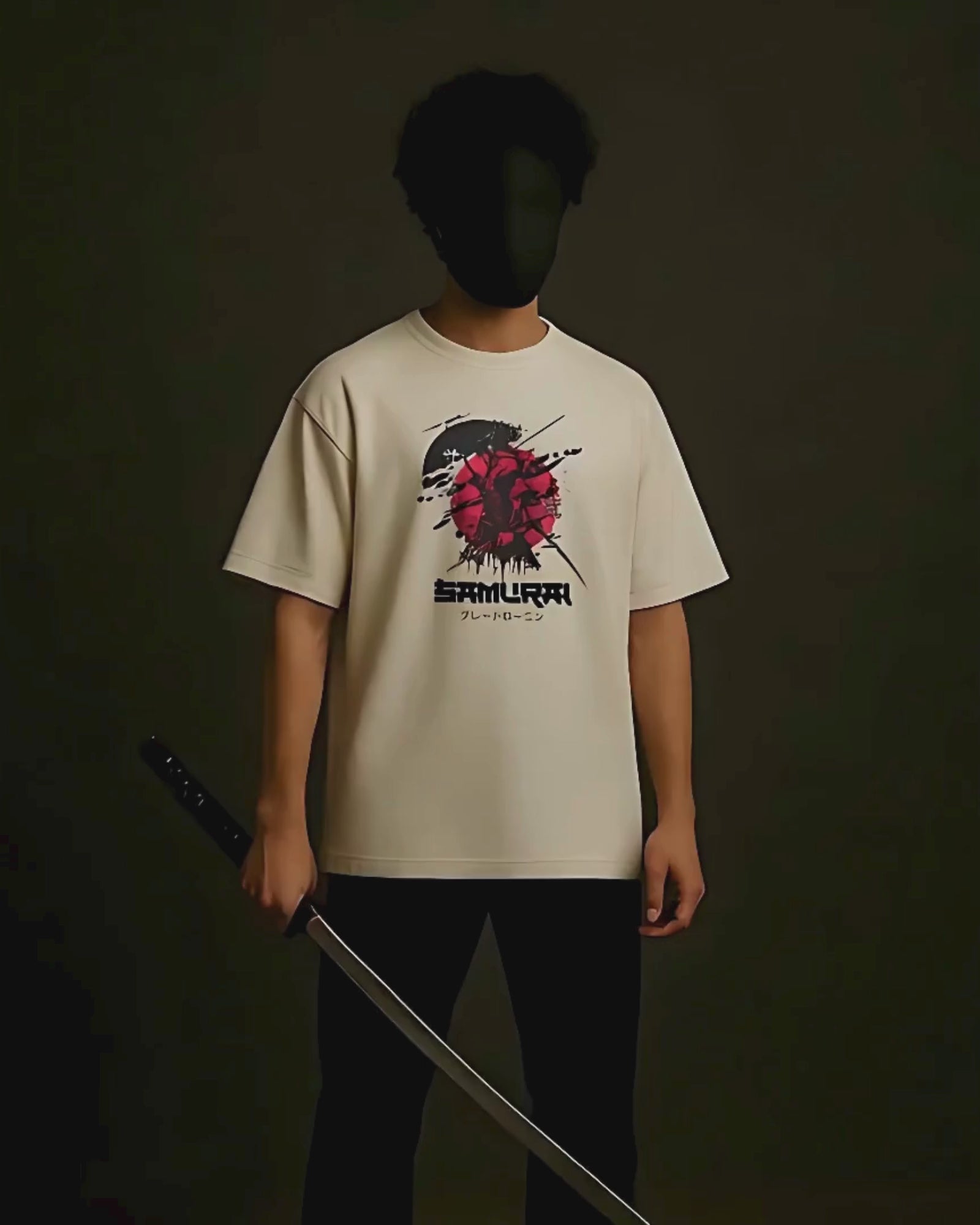 SHWESTRO - Samurai Oversized T-Shirt